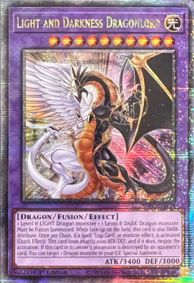 Light and Darkness Dragonlord (Quarter Century Secret Rare) [INFO-EN034] Quarter Century Secret Rare | Mega City Incorporated