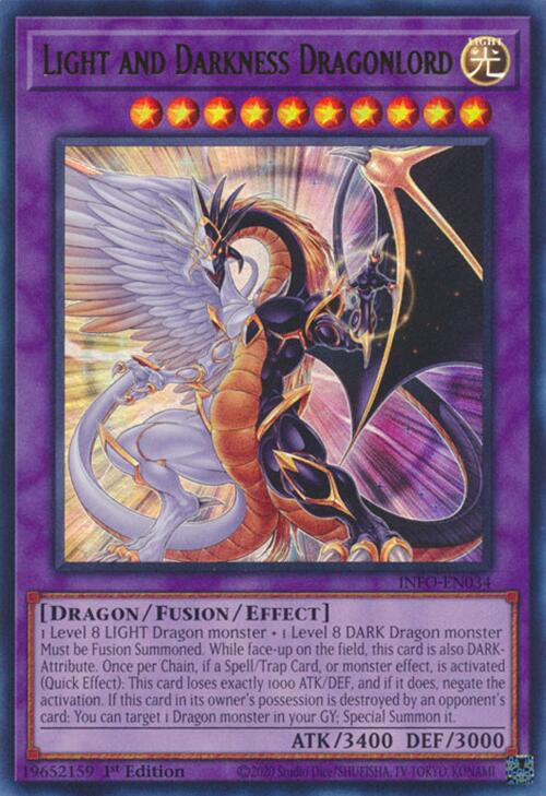 Light and Darkness Dragonlord [INFO-EN034] Ultra Rare | Mega City Incorporated