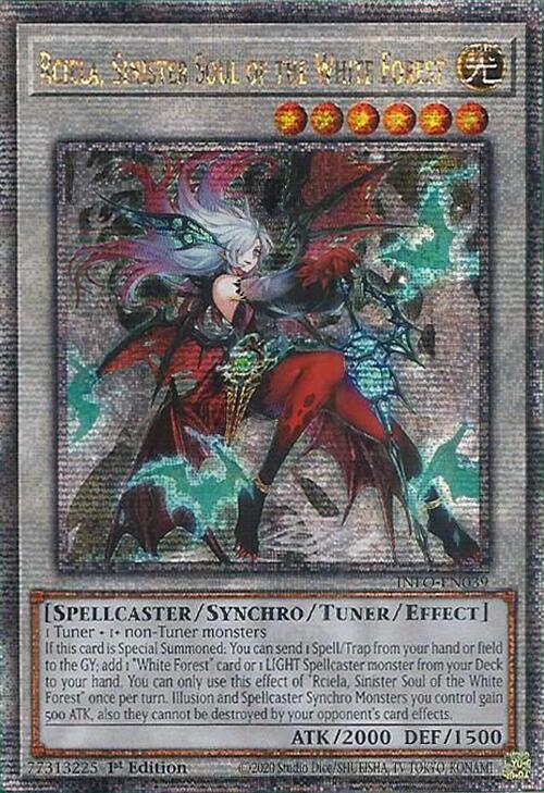 Rciela, Sinister Soul of the White Forest (Quarter Century Secret Rare) [INFO-EN039] Quarter Century Secret Rare | Mega City Incorporated