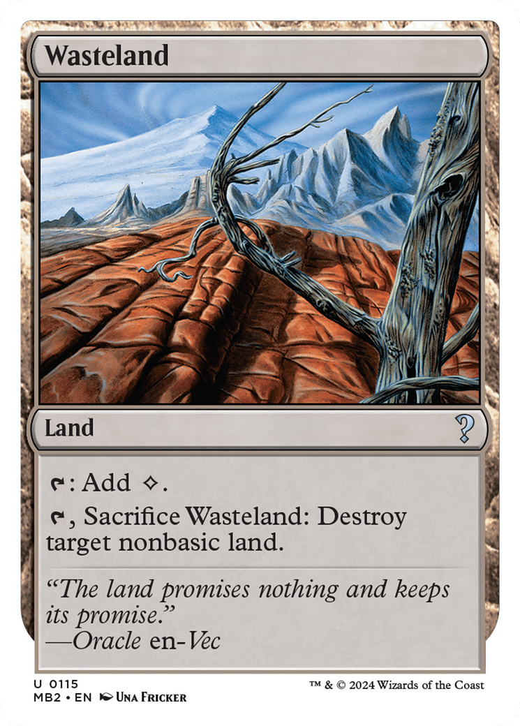 Wasteland [Mystery Booster 2] | Mega City Incorporated