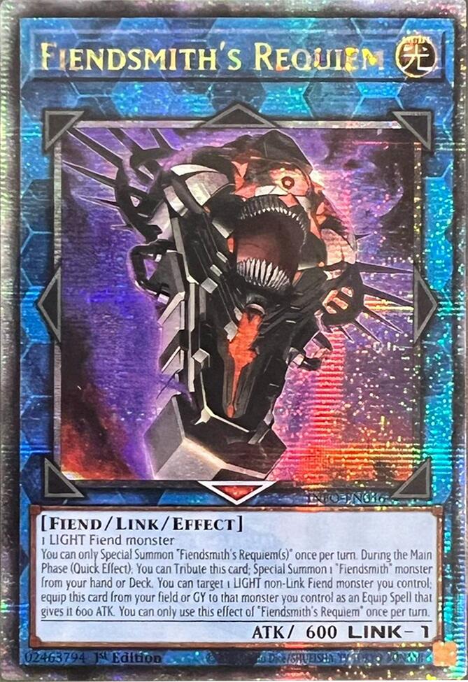 Fiendsmith's Requiem (Quarter Century Secret Rare) [INFO-EN046] Quarter Century Secret Rare | Mega City Incorporated