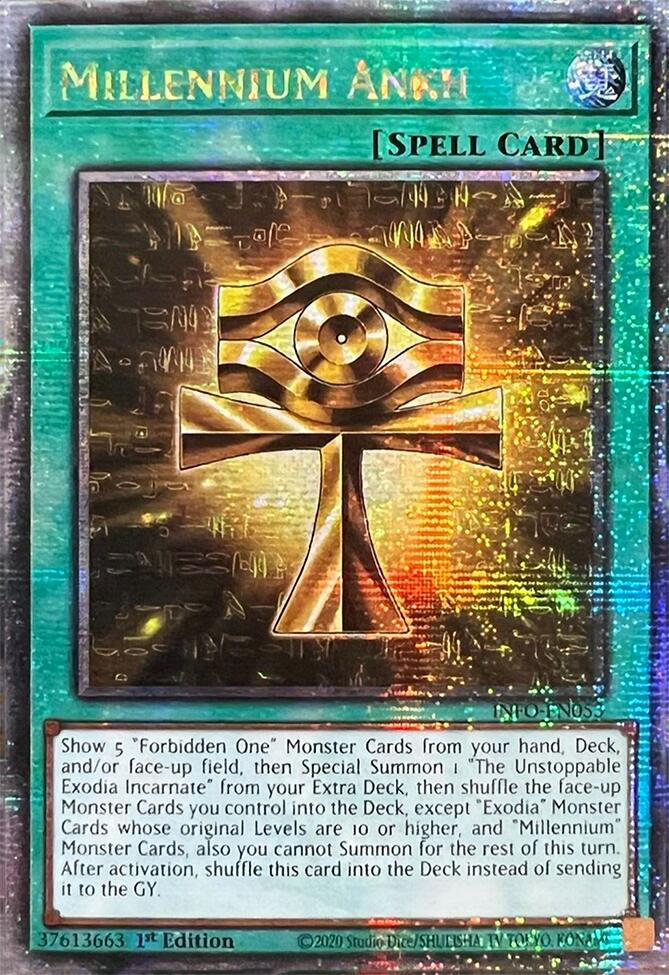 Millennium Ankh (Quarter Century Secret Rare) [INFO-EN053] Quarter Century Secret Rare | Mega City Incorporated