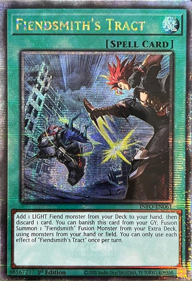 Fiendsmith's Tract (Quarter Century Secret Rare) [INFO-EN061] Quarter Century Secret Rare | Mega City Incorporated