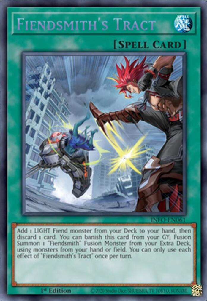 Fiendsmith's Tract [INFO-EN061] Secret Rare | Mega City Incorporated