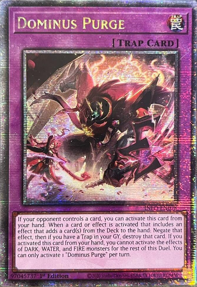 Dominus Purge (Quarter Century Secret Rare) [INFO-EN078] Quarter Century Secret Rare | Mega City Incorporated