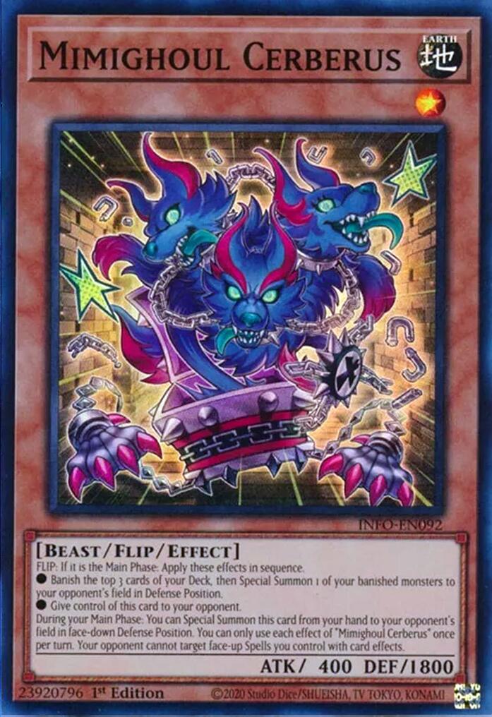 Mimighoul Cerberus [INFO-EN092] Super Rare | Mega City Incorporated