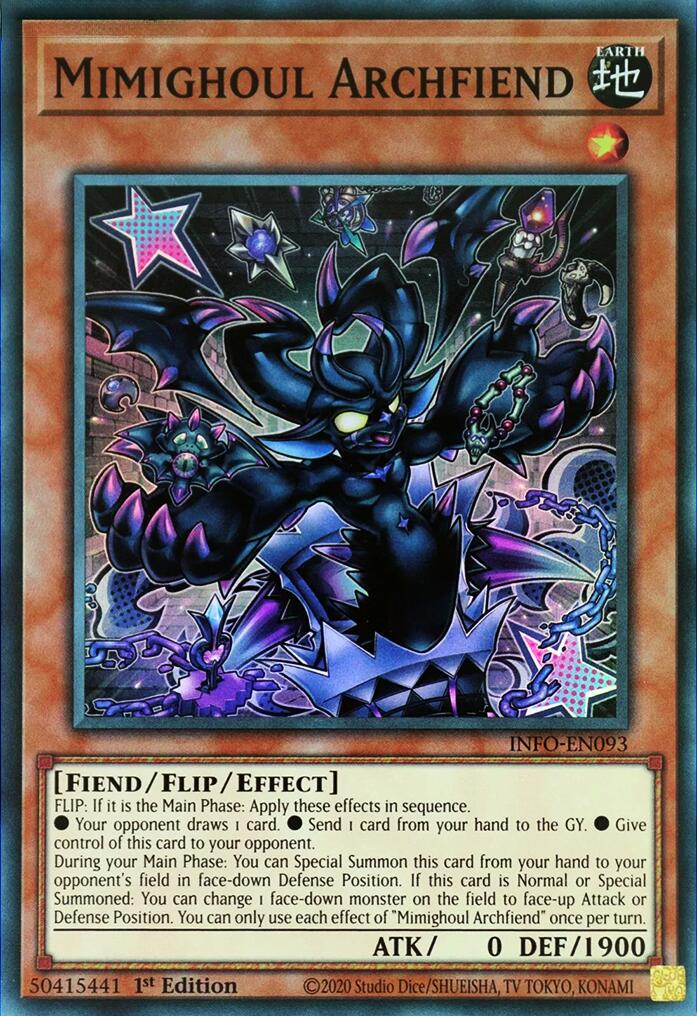 Mimighoul Archfiend [INFO-EN093] Super Rare | Mega City Incorporated