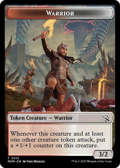 Warrior // Phyrexian Hydra (0012) Double-Sided Token [March of the Machine Tokens] | Mega City Incorporated