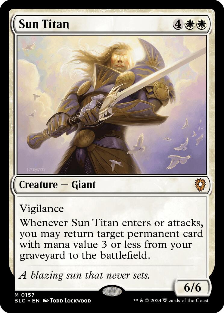 Sun Titan [Bloomburrow Commander] | Mega City Incorporated