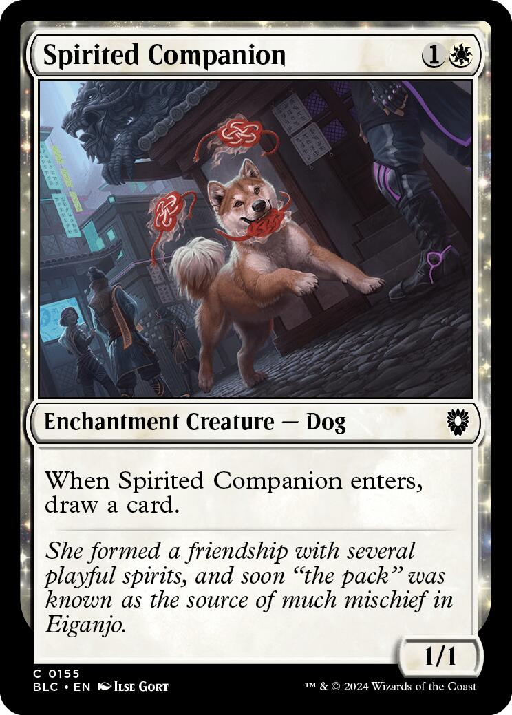 Spirited Companion [Bloomburrow Commander] | Mega City Incorporated
