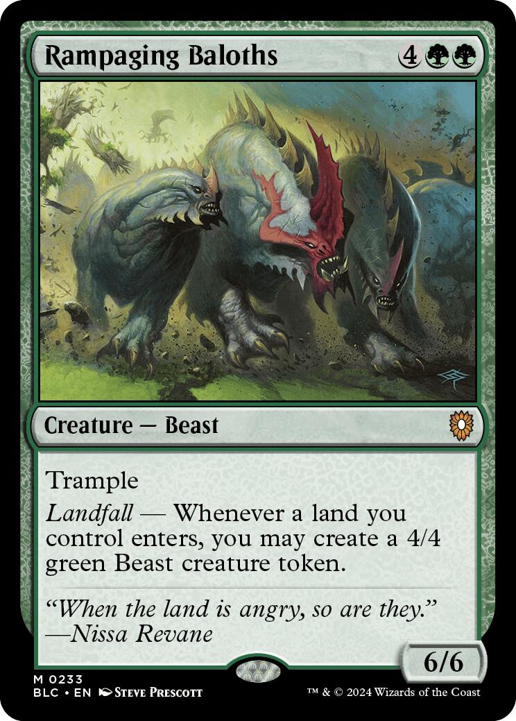 Rampaging Baloths [Bloomburrow Commander] | Mega City Incorporated