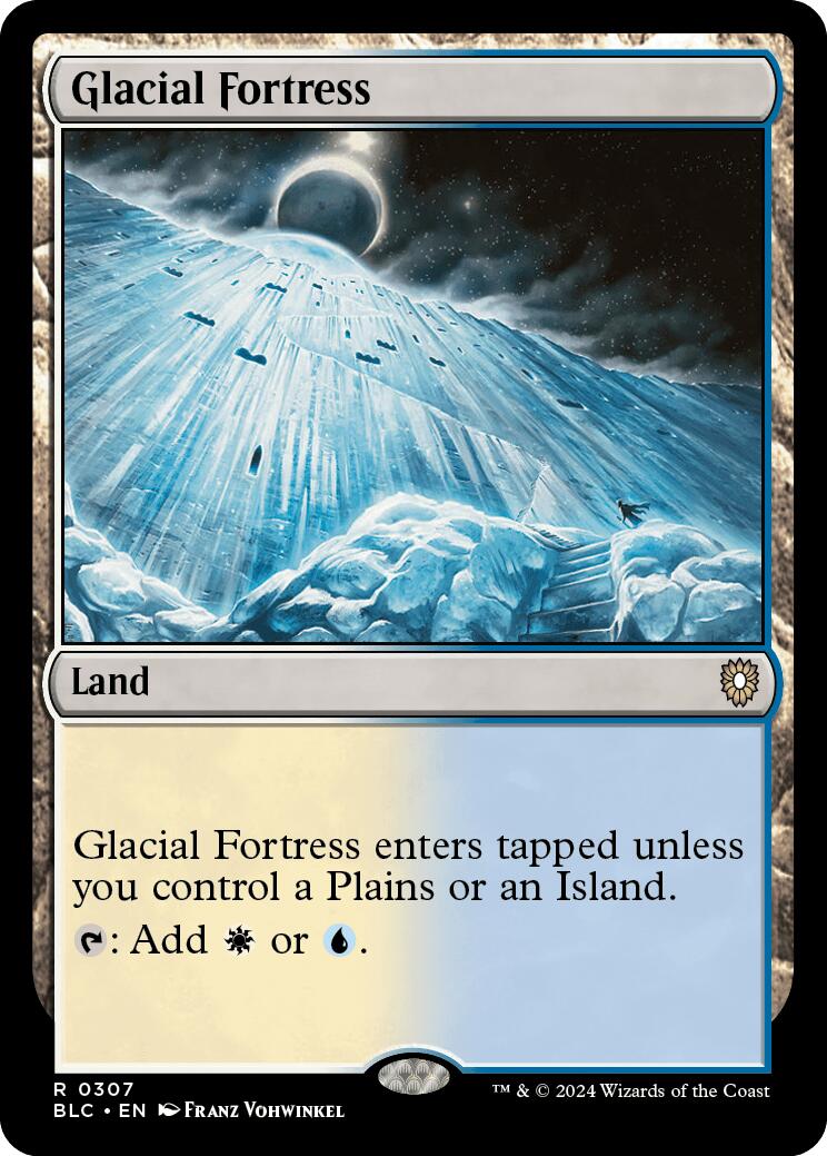 Glacial Fortress [Bloomburrow Commander] | Mega City Incorporated