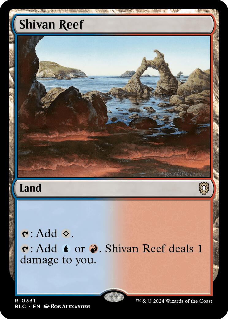 Shivan Reef [Bloomburrow Commander] | Mega City Incorporated