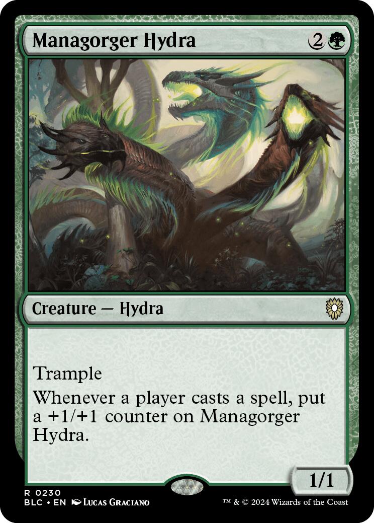 Managorger Hydra [Bloomburrow Commander] | Mega City Incorporated