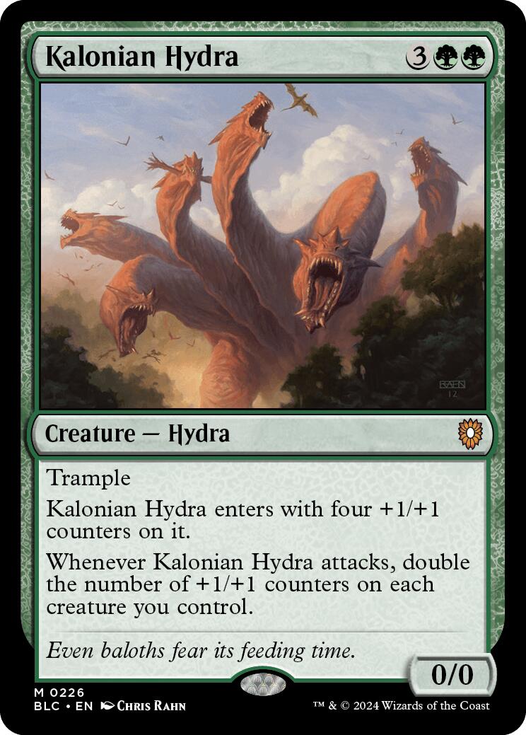 Kalonian Hydra [Bloomburrow Commander] | Mega City Incorporated