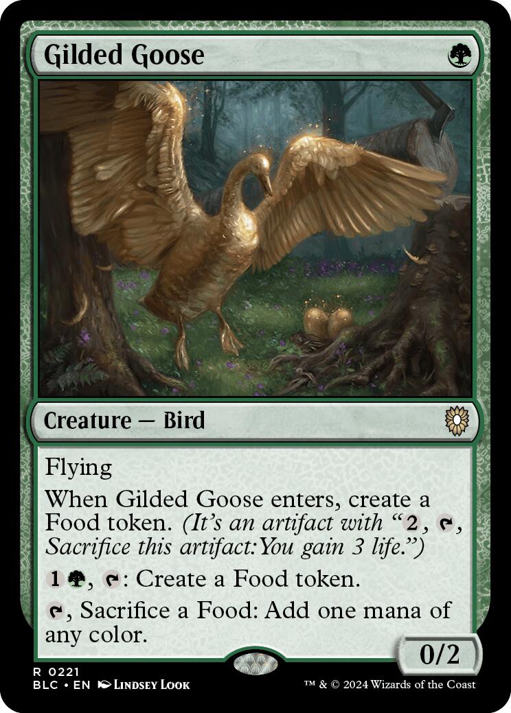 Gilded Goose [Bloomburrow Commander] | Mega City Incorporated