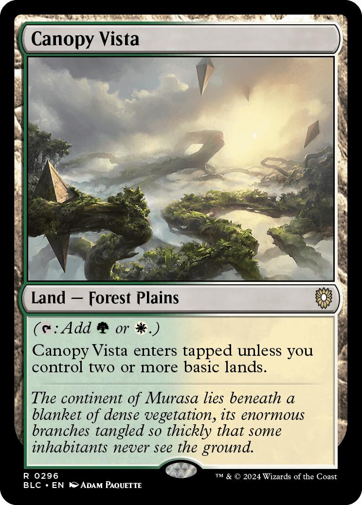 Canopy Vista [Bloomburrow Commander] | Mega City Incorporated