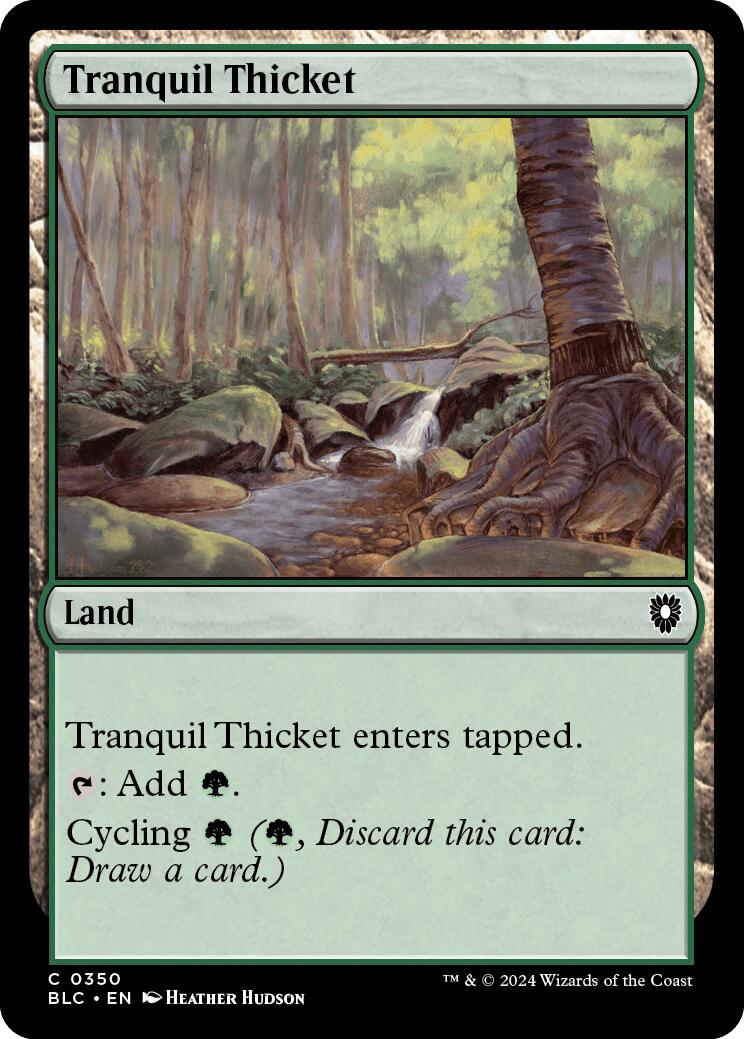 Tranquil Thicket [Bloomburrow Commander] | Mega City Incorporated