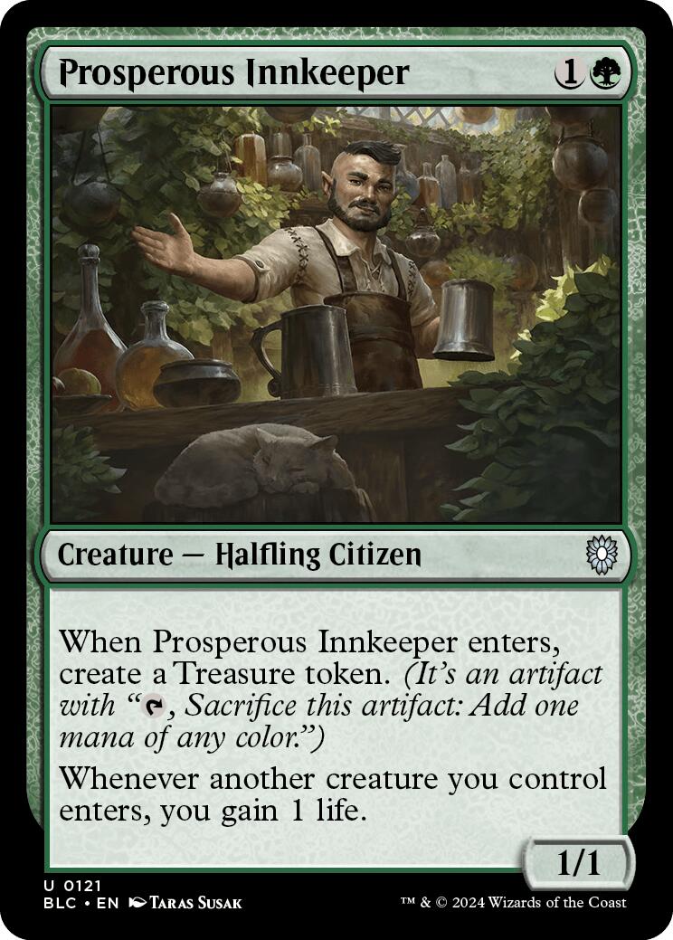 Prosperous Innkeeper [Bloomburrow Commander] | Mega City Incorporated