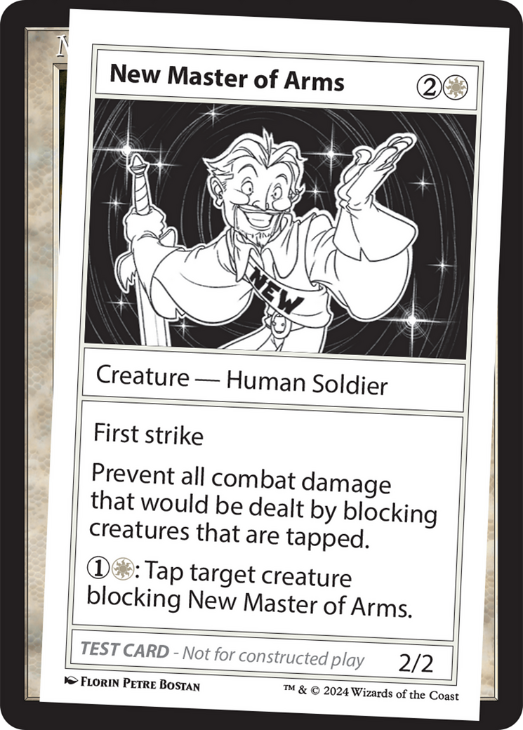 New Master of Arms [Mystery Booster 2 Playtest Cards] | Mega City Incorporated