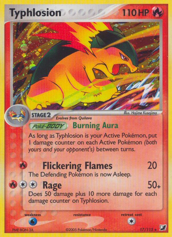 Typhlosion(17/115) (Theme Deck Exclusive) [EX: Unseen Forces] | Mega City Incorporated