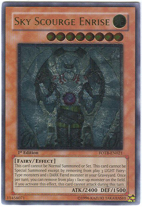 Sky Scourge Enrise [FOTB-EN021] Ultimate Rare | Mega City Incorporated