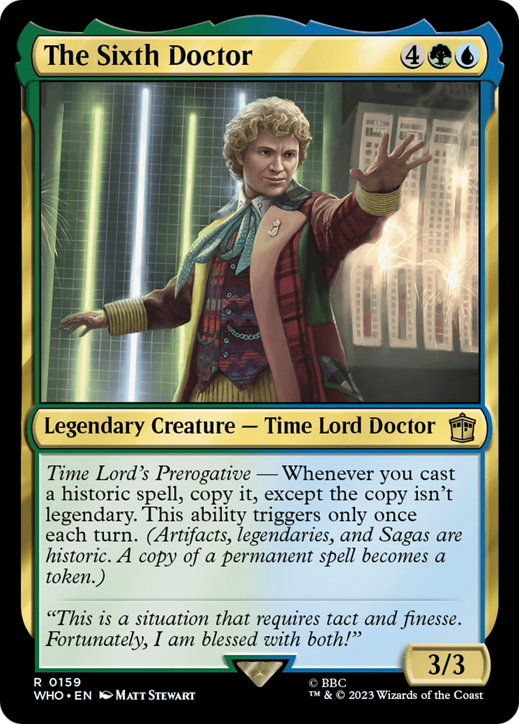 The Sixth Doctor [Doctor Who] | Mega City Incorporated