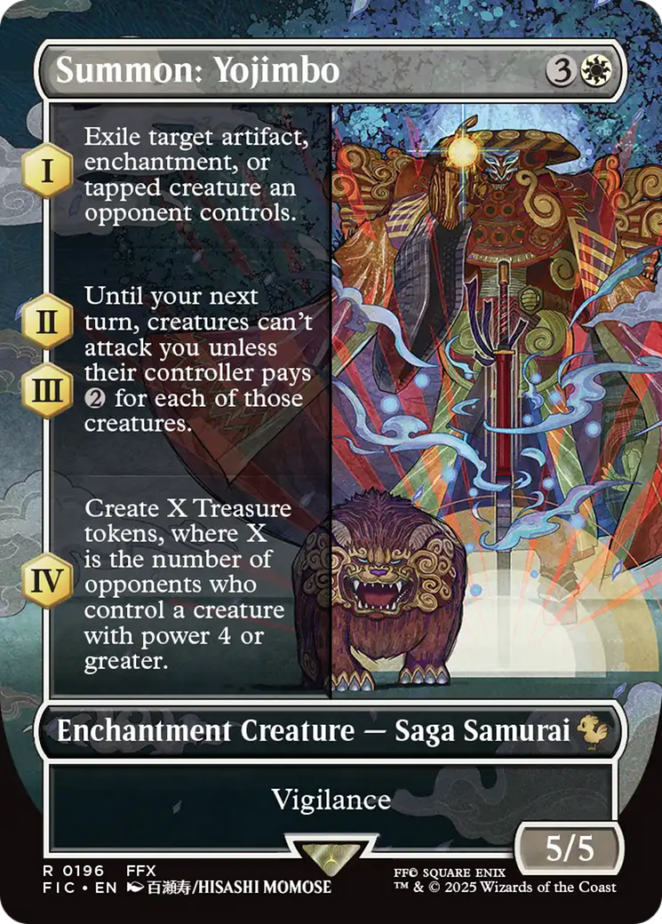 Summon: Yojimbo (Borderless) [FINAL FANTASY Commander] | Mega City Incorporated