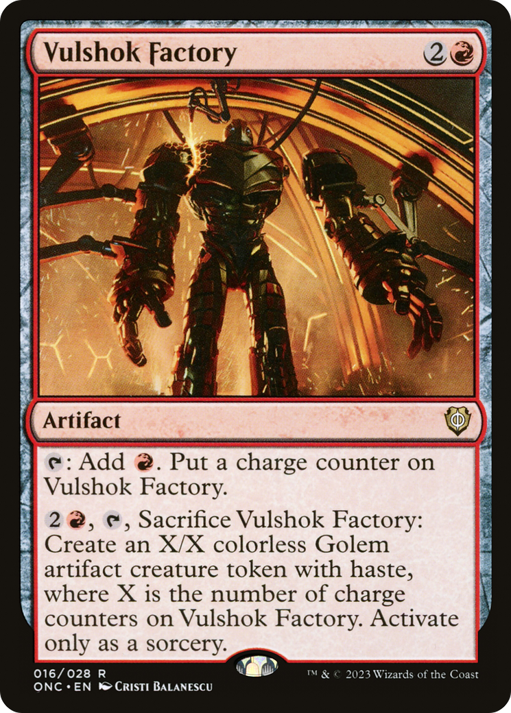 Vulshok Factory [Phyrexia: All Will Be One Commander] | Mega City Incorporated