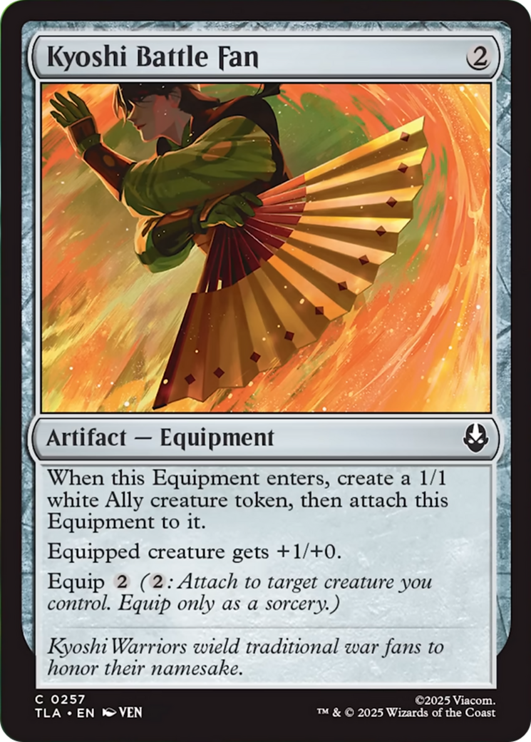 Kyoshi Battle Fan [Avatar: The Last Airbender] | Mega City Incorporated