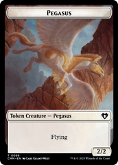 Copy (54) // Pegasus Double-Sided Token [Commander Masters Tokens] | Mega City Incorporated