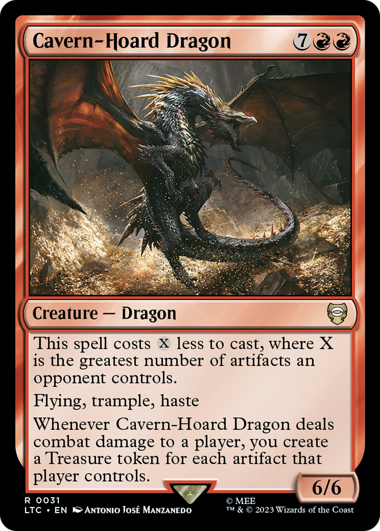 Cavern-Hoard Dragon [The Lord of the Rings: Tales of Middle-Earth Commander] | Mega City Incorporated