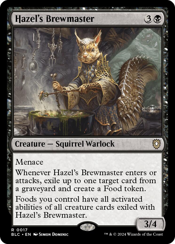 Hazel's Brewmaster [Bloomburrow Commander] | Mega City Incorporated