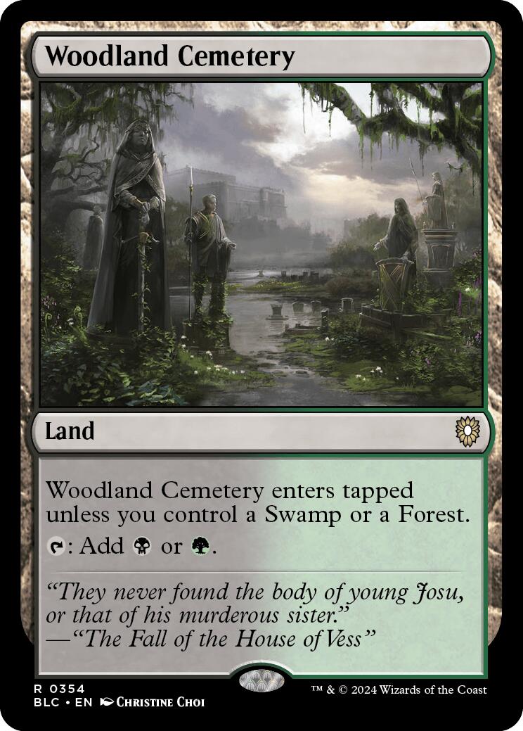 Woodland Cemetery [Bloomburrow Commander] | Mega City Incorporated