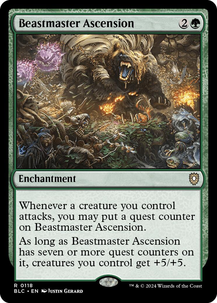 Beastmaster Ascension [Bloomburrow Commander] | Mega City Incorporated