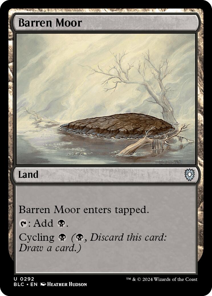 Barren Moor [Bloomburrow Commander] | Mega City Incorporated