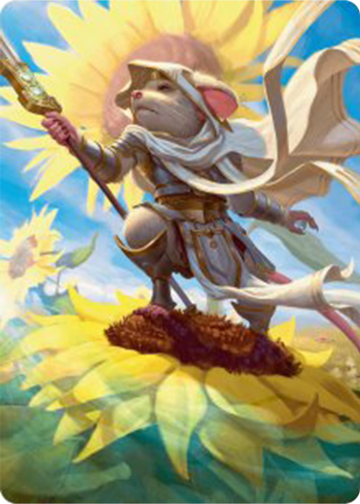 Elspeth, Sun's Champion Art Card [Bloomburrow Art Series] | Mega City Incorporated