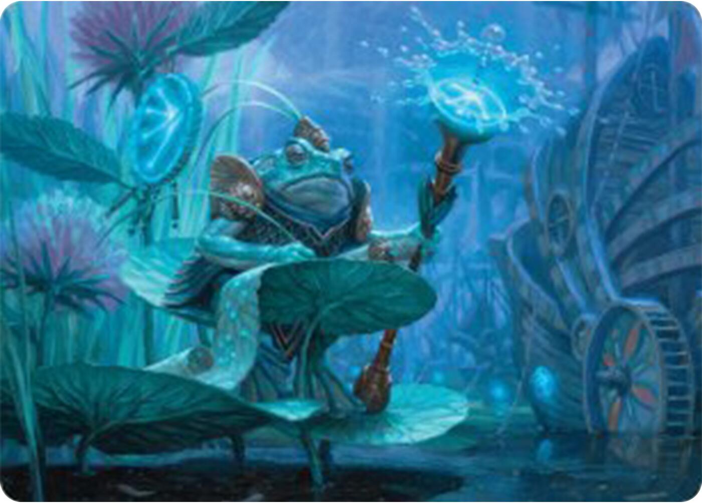 Dour Port-Mage Art Card [Bloomburrow Art Series] | Mega City Incorporated