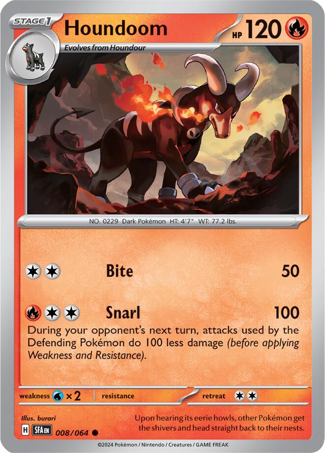 Houndoom (008/064) [Scarlet & Violet: Shrouded Fable] | Mega City Incorporated