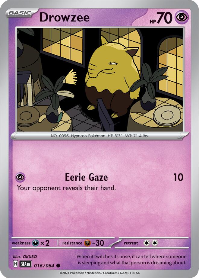 Drowzee (016/064) [Scarlet & Violet: Shrouded Fable] | Mega City Incorporated
