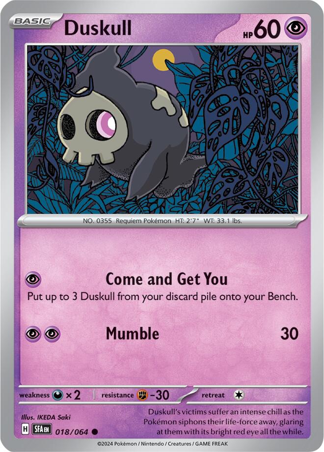 Duskull (018/064) [Scarlet & Violet: Shrouded Fable] | Mega City Incorporated