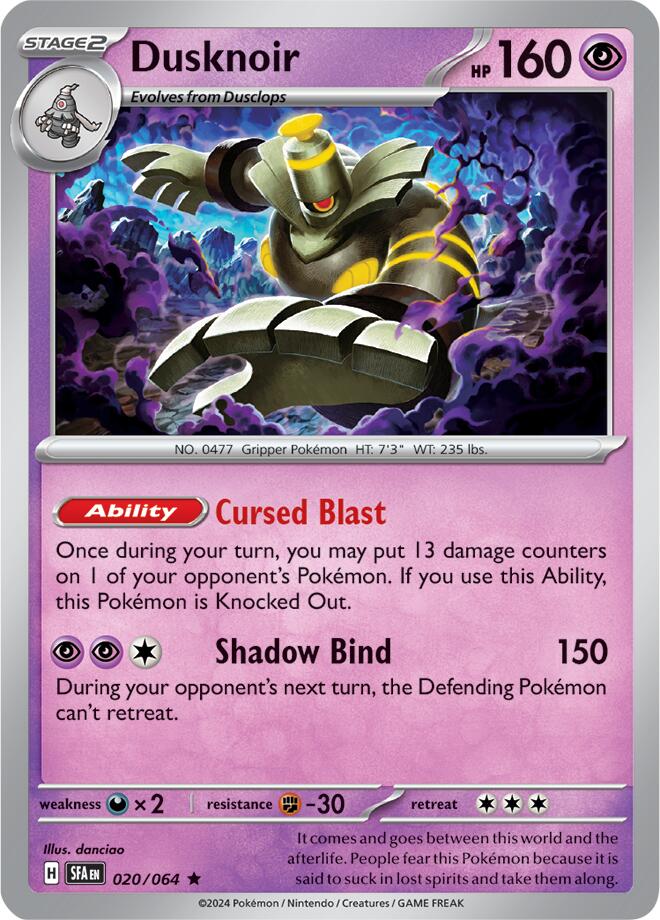 Dusknoir (020/064) [Scarlet & Violet: Shrouded Fable] | Mega City Incorporated