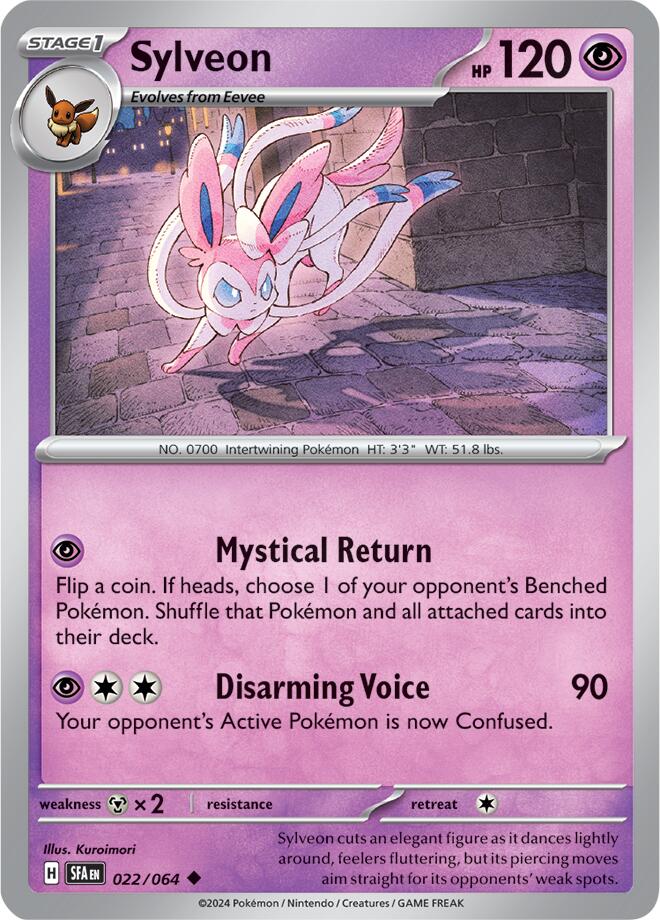 Sylveon (022/064) [Scarlet & Violet: Shrouded Fable] | Mega City Incorporated