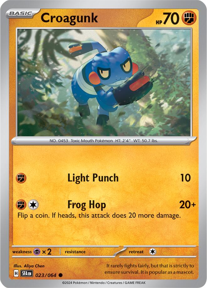 Croagunk (023/064) [Scarlet & Violet: Shrouded Fable] | Mega City Incorporated