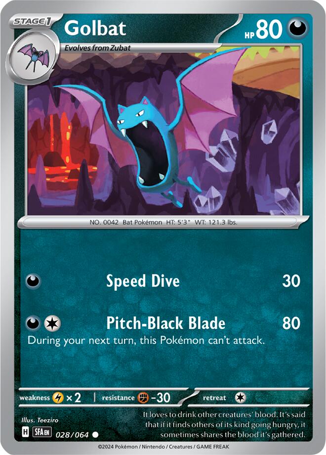 Golbat (028/064) [Scarlet & Violet: Shrouded Fable] | Mega City Incorporated