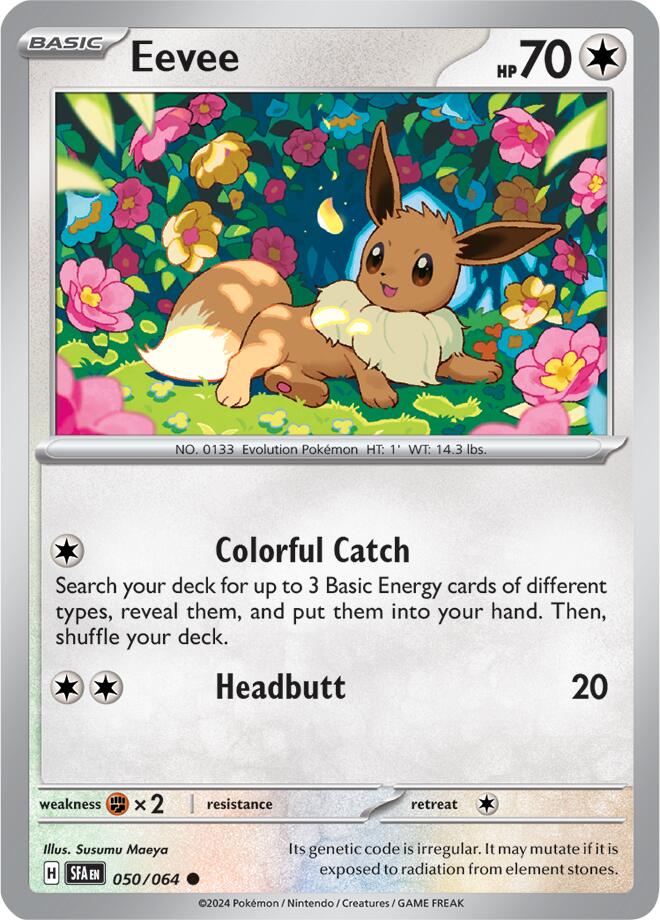 Eevee (050/064) [Scarlet & Violet: Shrouded Fable] | Mega City Incorporated