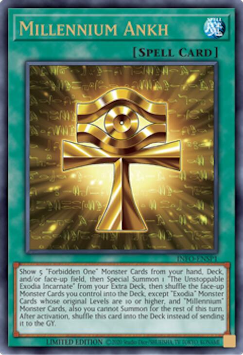 Millennium Ankh (INFO-ENSP1) [INFO-ENSP1] Secret Rare | Mega City Incorporated