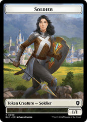 Soldier // Citizen Double-Sided Token [Bloomburrow Commander Tokens] | Mega City Incorporated