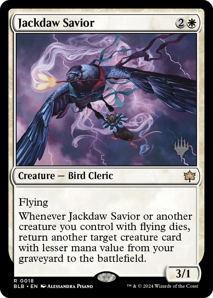 Jackdaw Savior (Promo Pack) [Bloomburrow Promos] | Mega City Incorporated