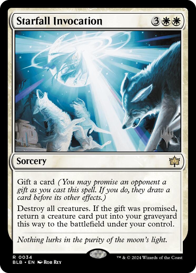 Starfall Invocation (Promo Pack) [Bloomburrow Promos] | Mega City Incorporated